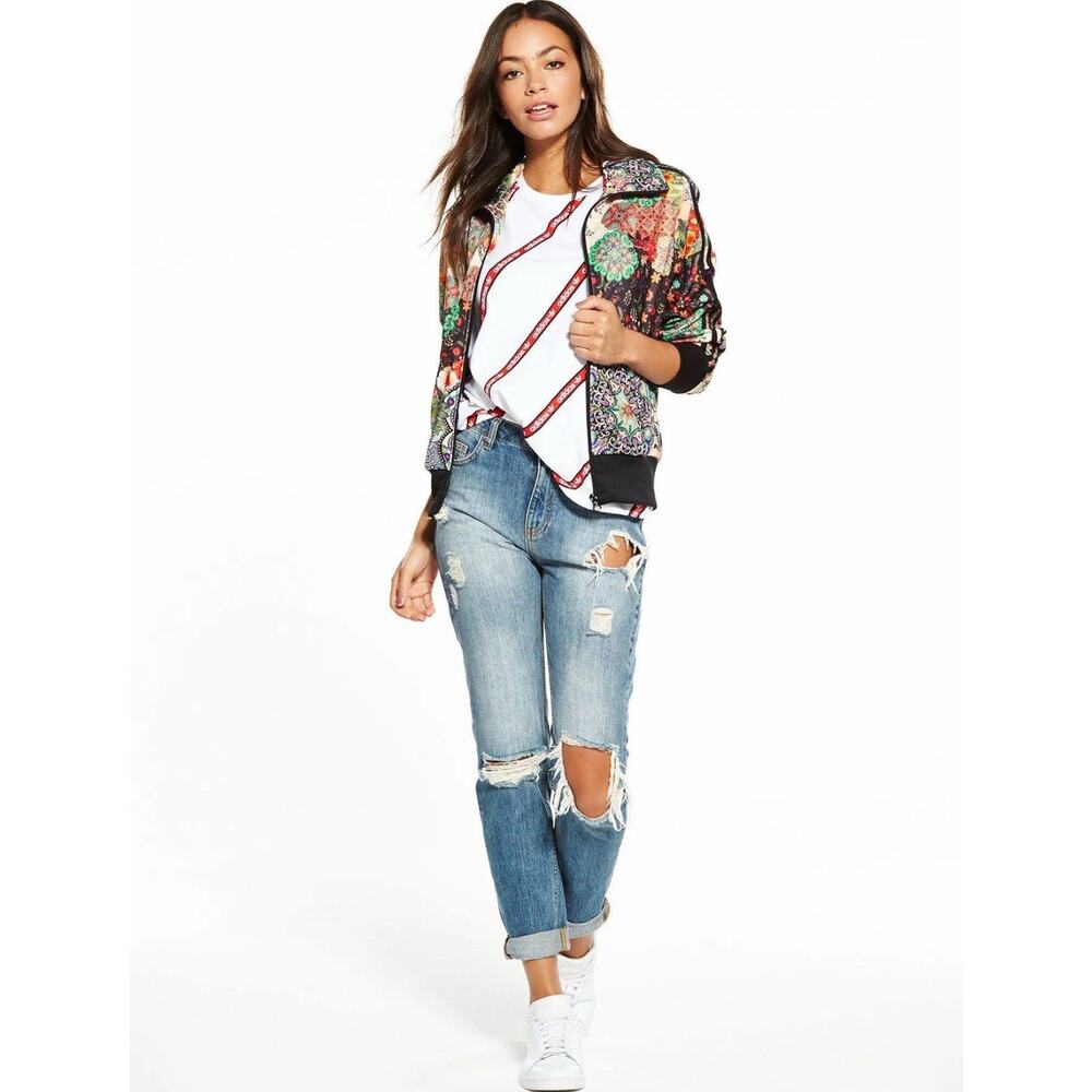 Adidas Originals x The FARM Company Passinho Track Jacket Floral Mandala S
